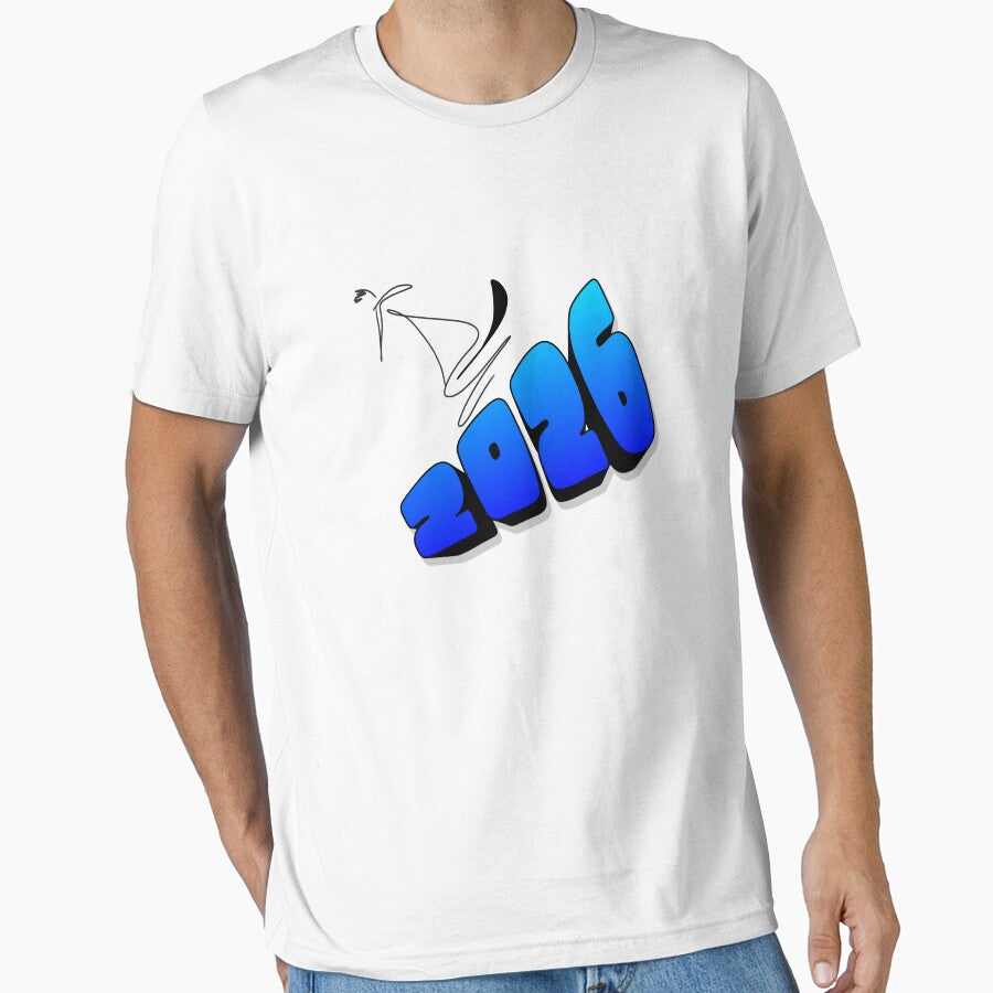 2026 New Year T-Shirt: Celebrate the Future in Style, Comfy White