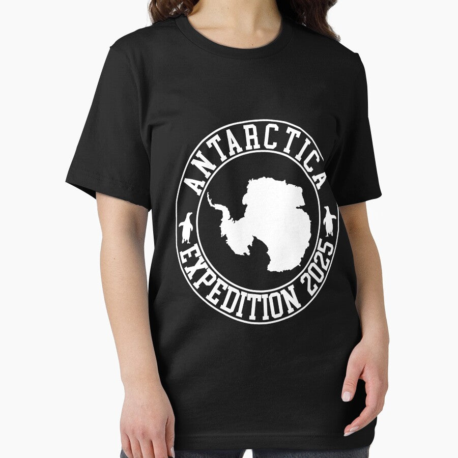 2025 Antarctica Cruise T-Shirt, Family Vacation Expedition Gear Black