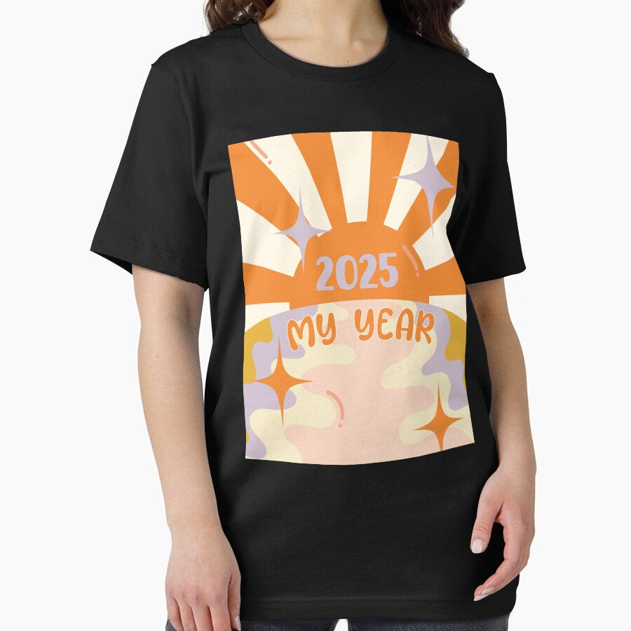 2025 My Year T-Shirt | Inspirational New Year Goal Setter Tee Black