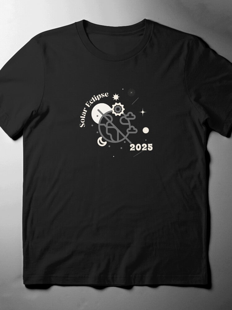 2025 Solar Eclipse T-Shirt | Total Solar Event Commemorative Tee