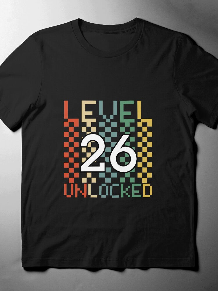 26th Birthday T-Shirt | Cool Retro Vintage B-Day Gift Tee