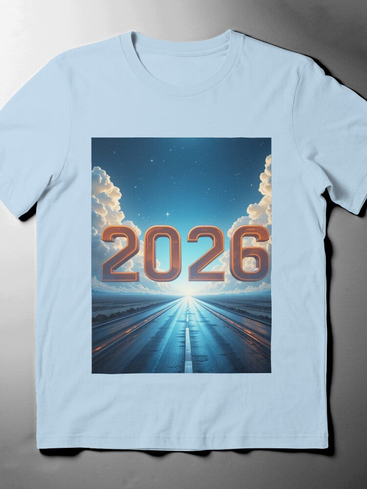 2026 Horizon Shift Tee: Futuristic Progress & Ambition Shirt