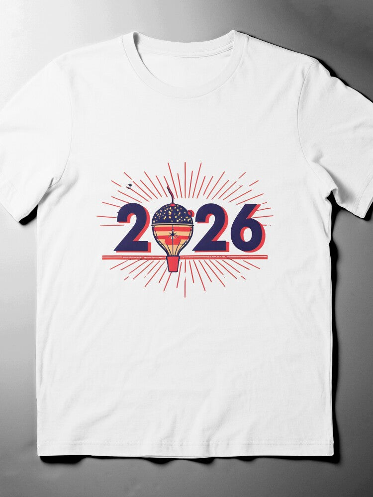 2026 USA New Year Tee: Joyful Patriotic Celebration T-Shirt