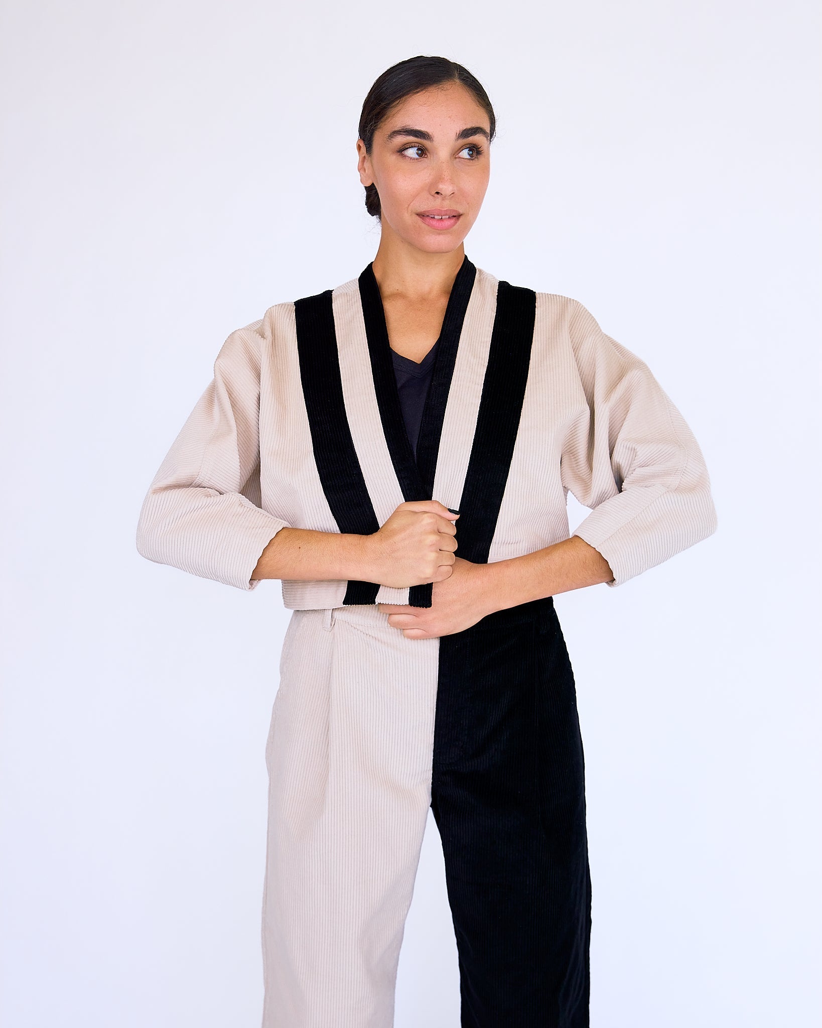 The Keiko Color Blocked Jacket
