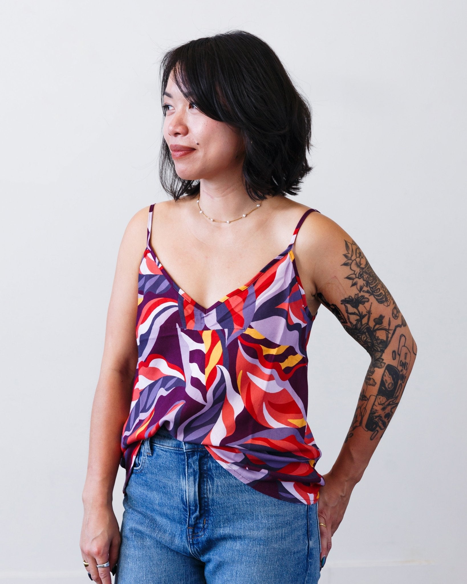 The Printed Valencia Tank